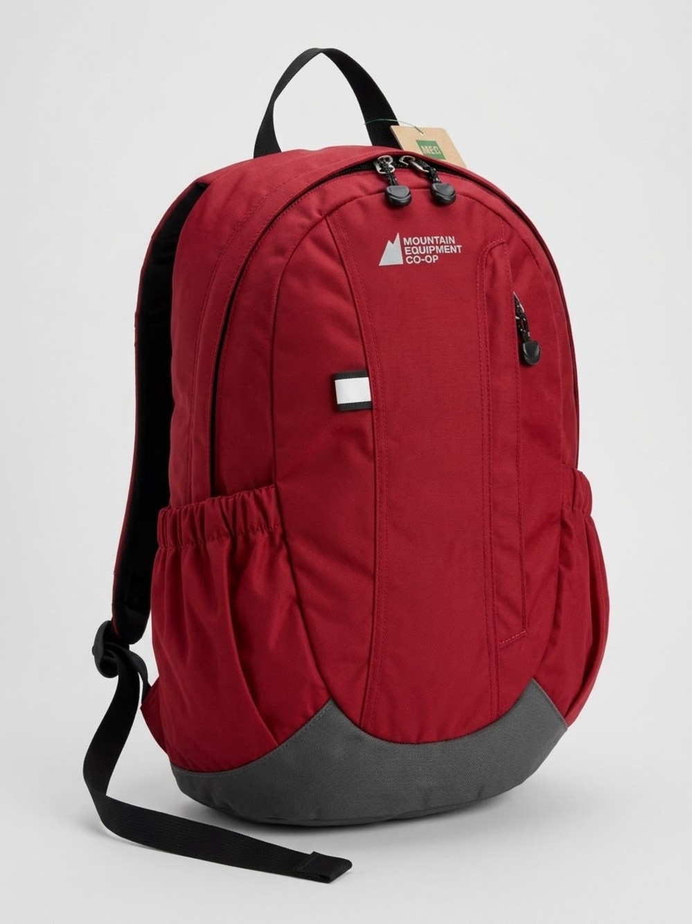 Mountain Equipment Co-op MEC Red Backpack Outdoor Hiking Daypack School Travel